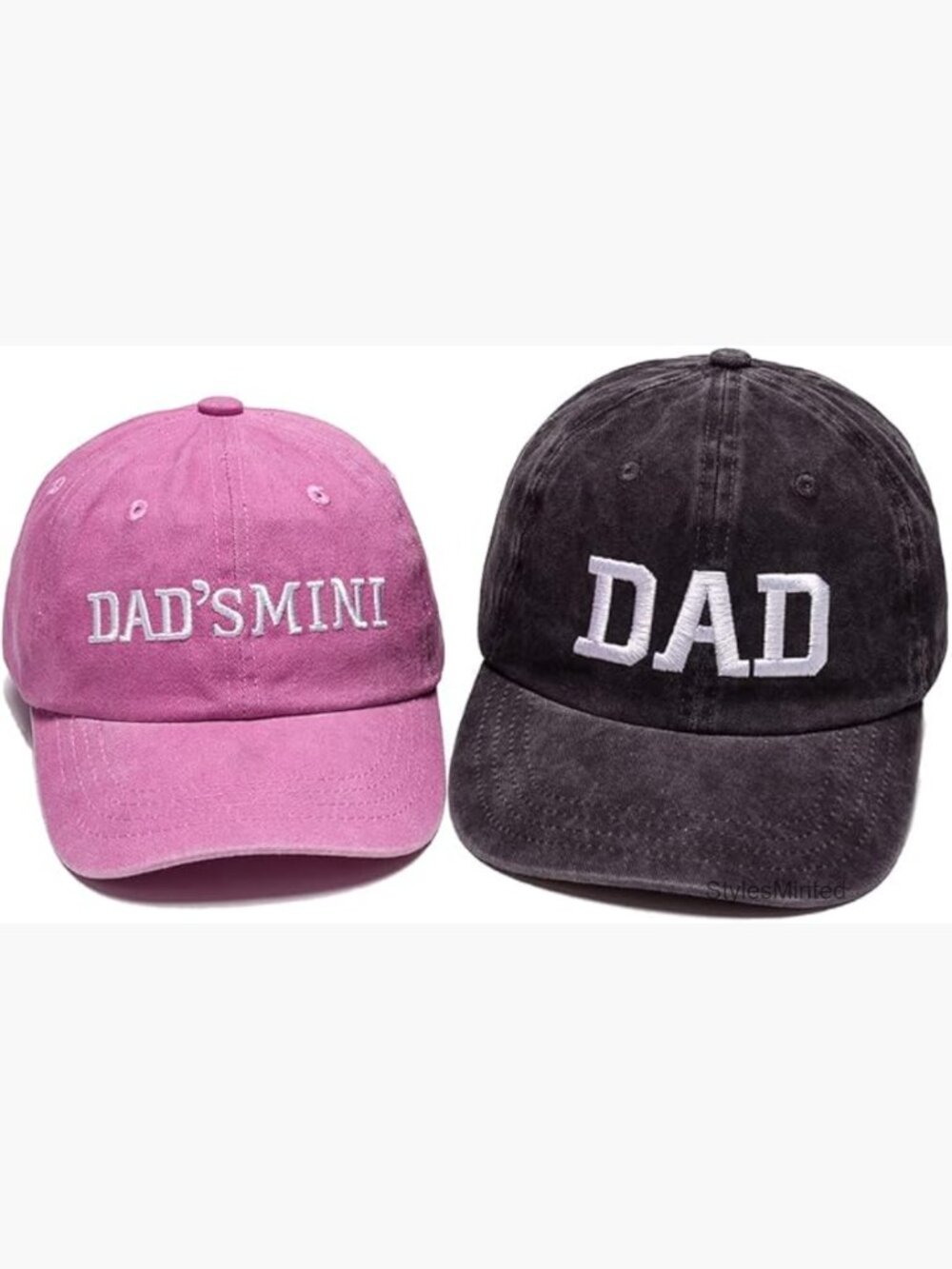 Baseball Caps, Adjustable Hat for Men Women, Denim Cotton, 2 Pack
